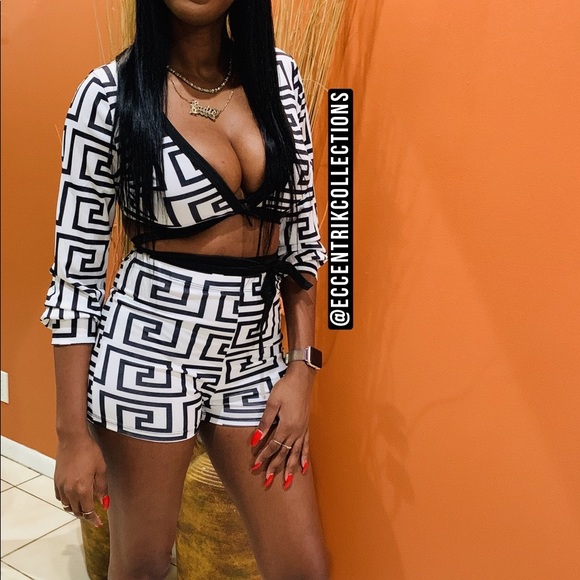 Two Piece Short Set - Picture 2 of 4